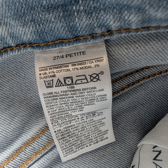 Banana Republic Light Wash Petite Wide-Leg Jeans - Picture 5 of 5